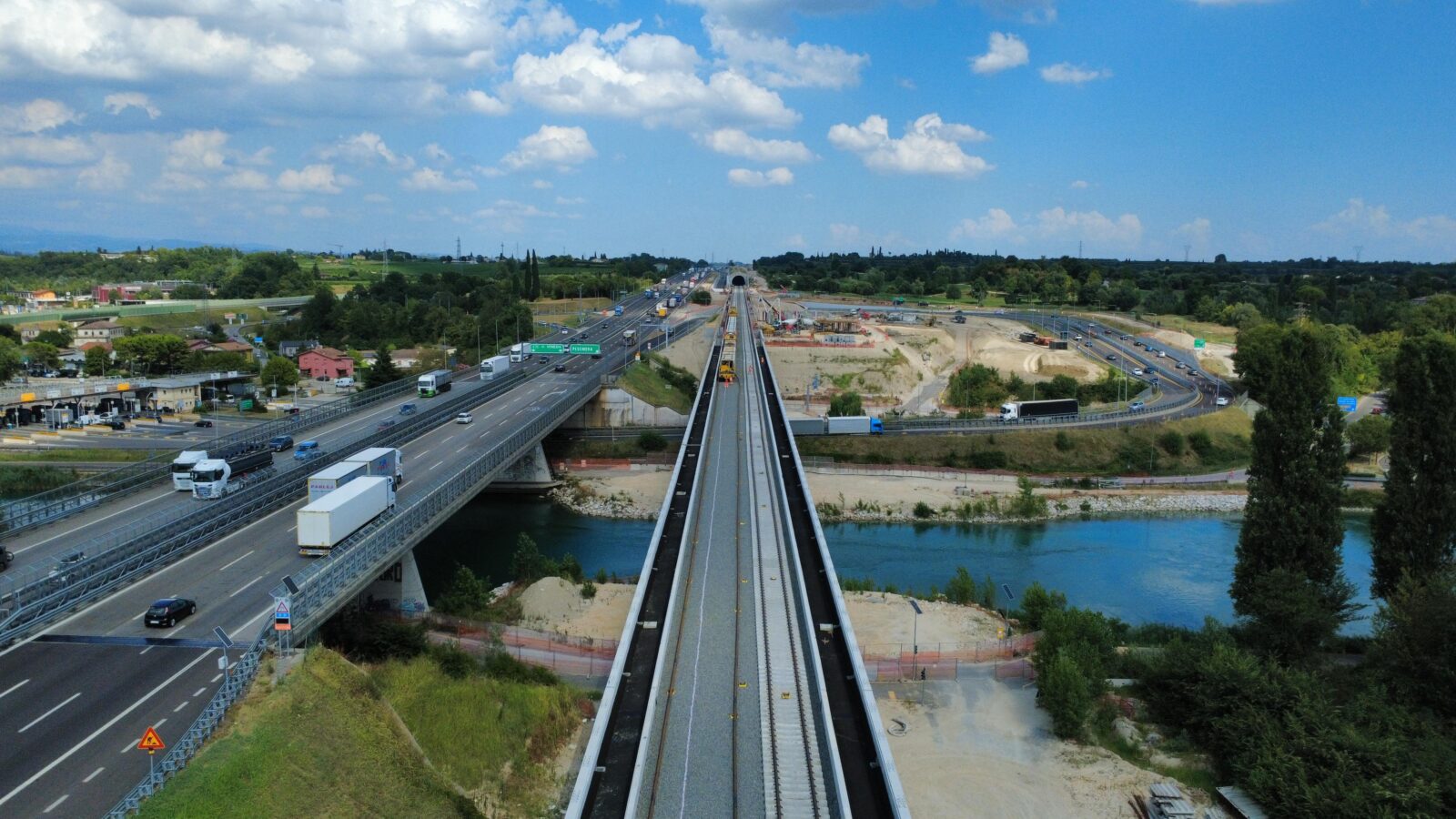 Droni per la sorveglianza dei cantieri AV/AC Brescia Est – Verona