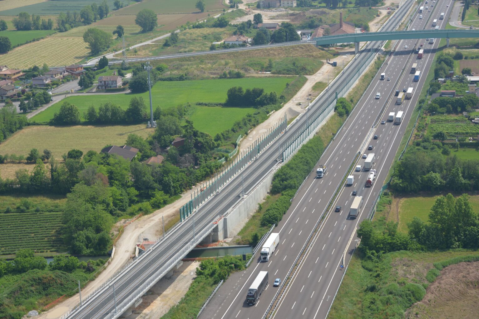 Droni per la sorveglianza dei cantieri AV/AC Brescia Est – Verona