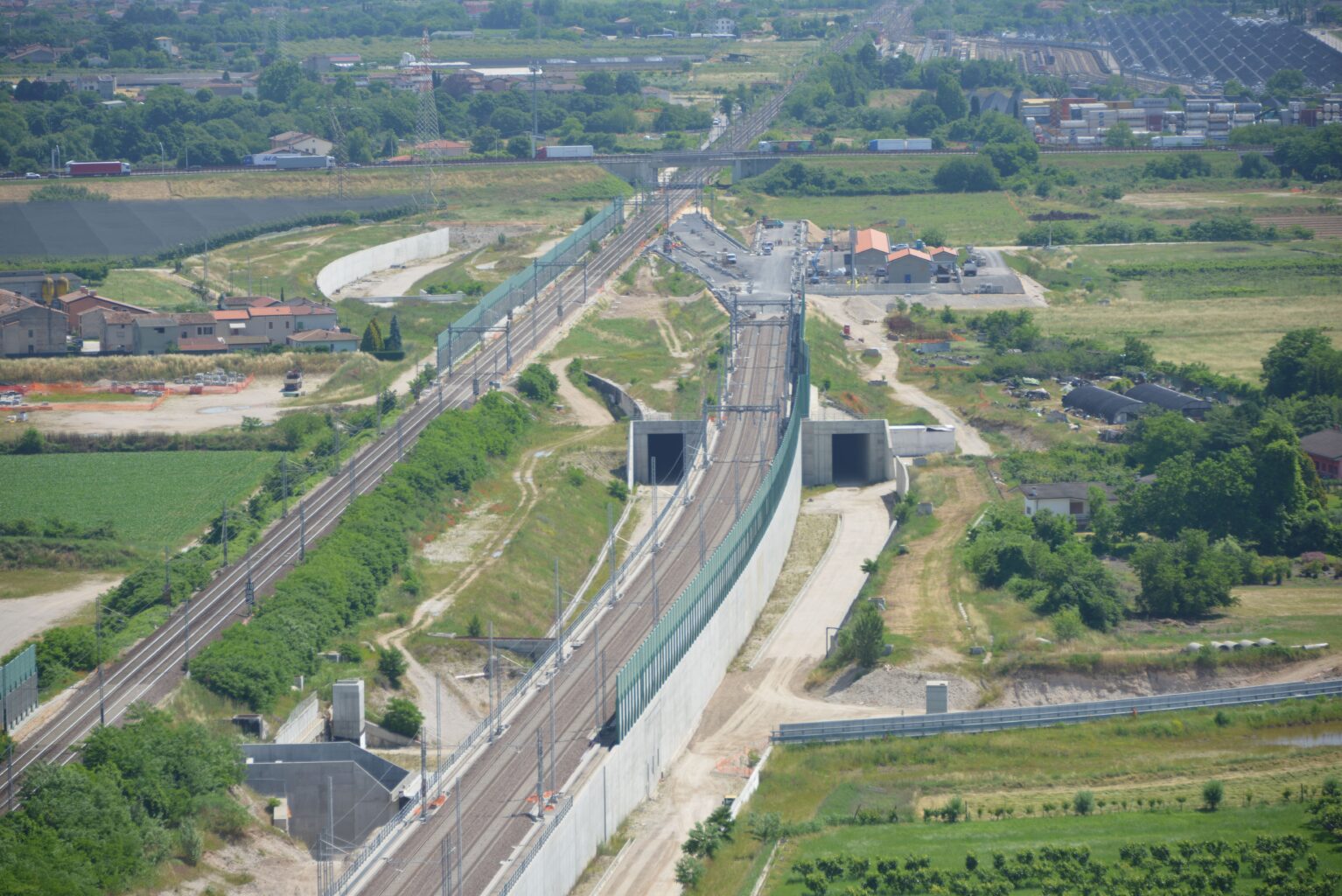 Droni per la sorveglianza dei cantieri AV/AC Brescia Est – Verona